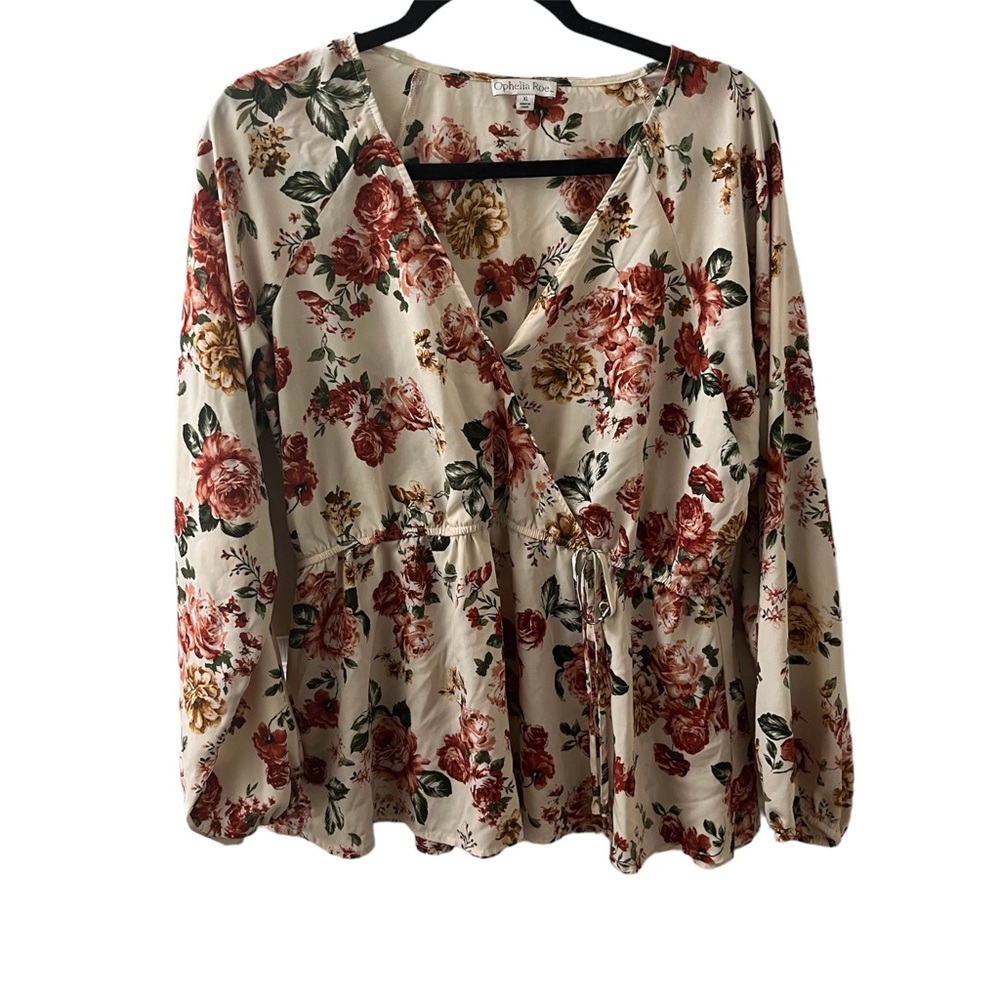 Ophelia Roe Cream Floral Blouse